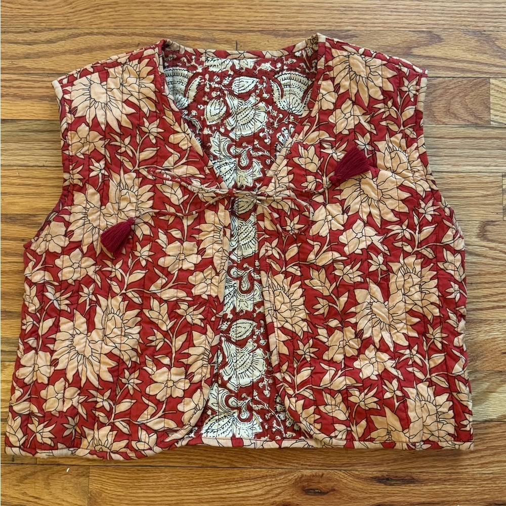 Reversible quilted vest - Picture 4 of 4